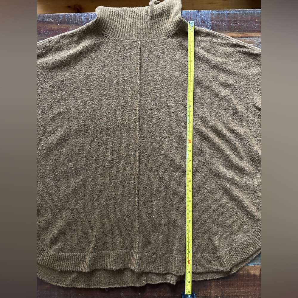 Time And Tru Women’s M (8-10) 3/4 Sleeve‎ Brown Cowl Neck Sweater | SKU 0226 - Picture 5 of 8